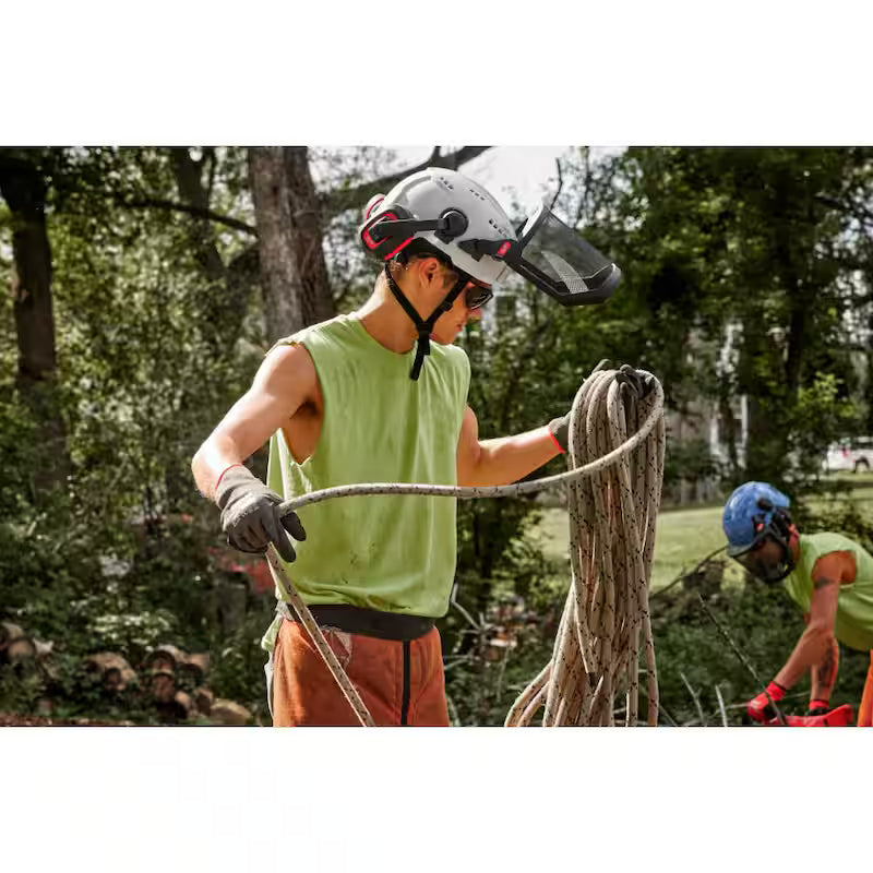 White Vented Safety Helmet T880088