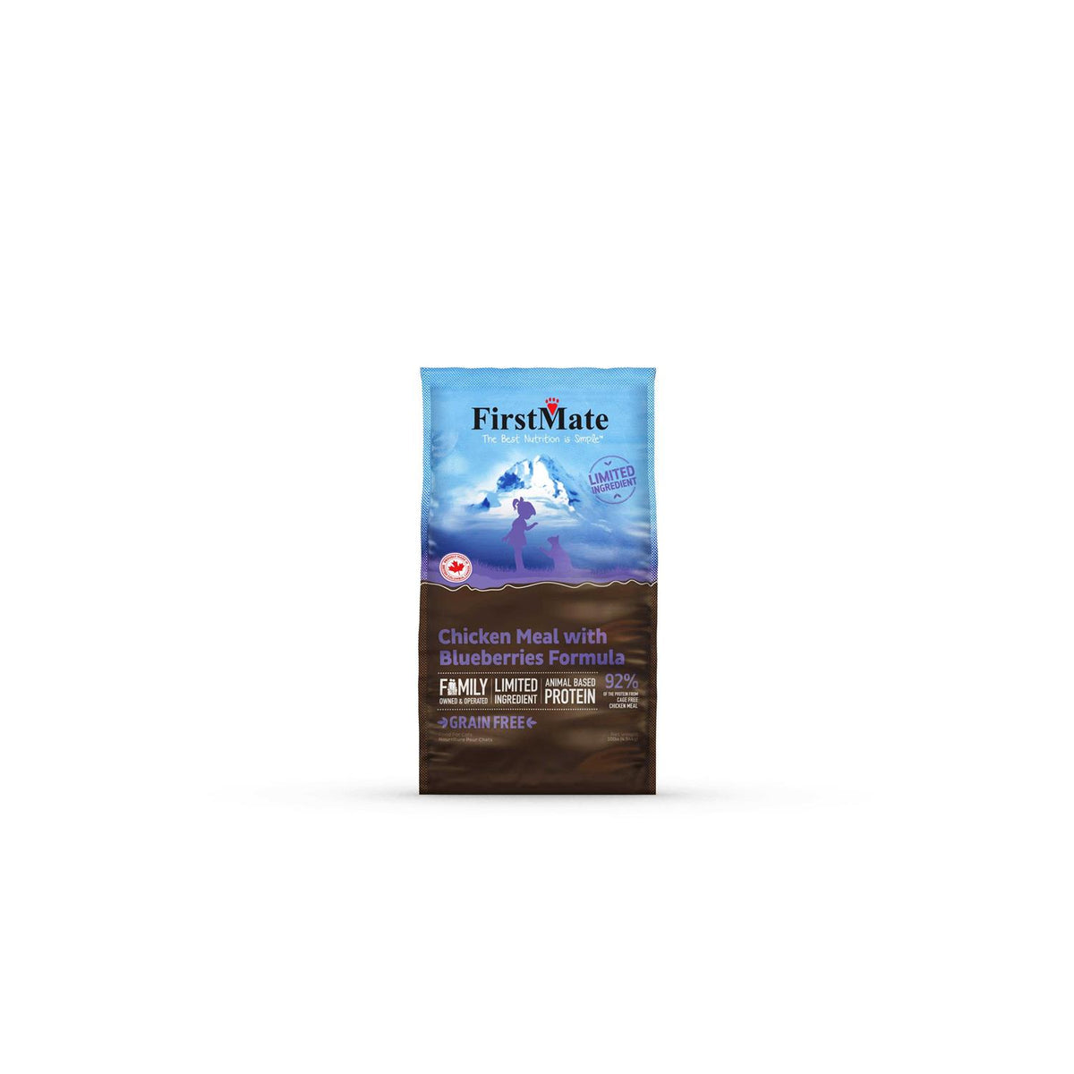 Chicken Meal Blueberries Limited Ingredient Dry Cat Food V8398