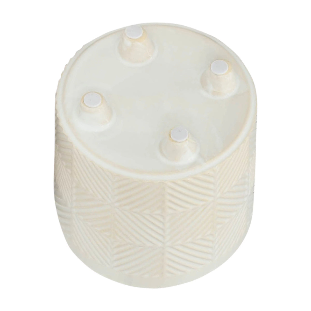 Set Of 2 8" Textured Ceramic Planters S429922