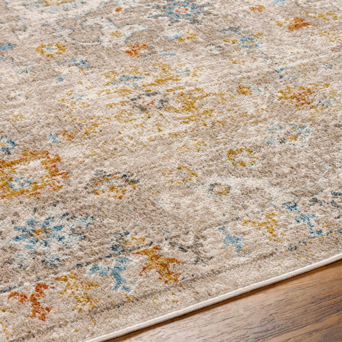 Brown Gray Beige Area Rug K191741