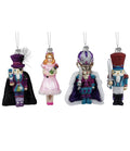 5-Inch Glass Nutcracker Ornaments 4 Piece H77319