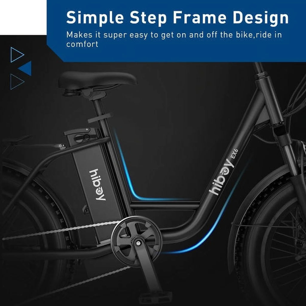 Electric Bike 20x 4.0 Fat Tire 500W 48V 15AH Black T620777