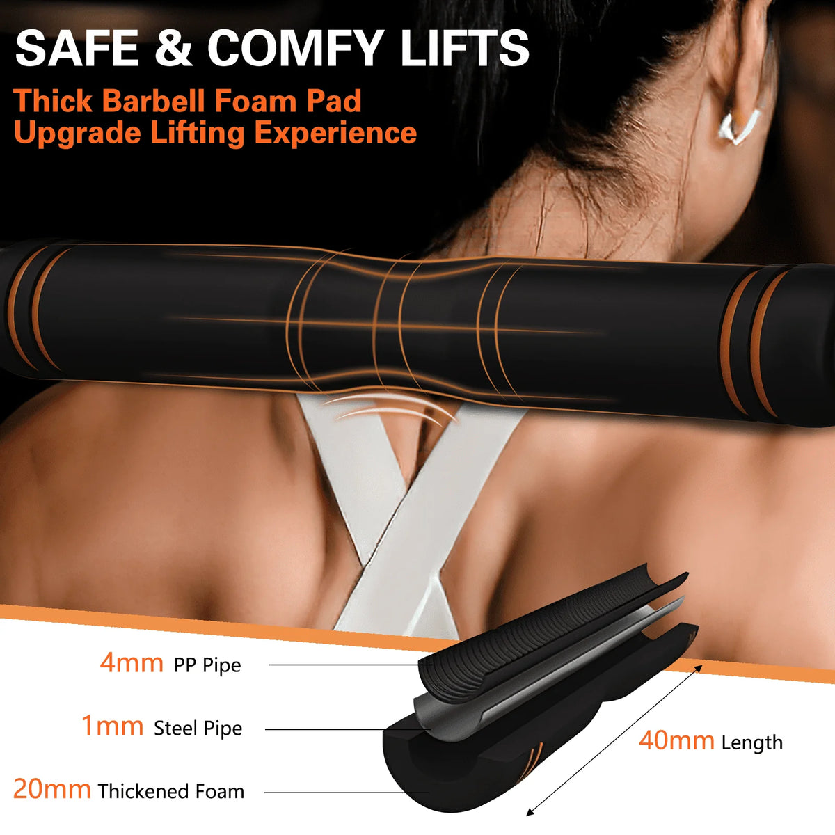 44lb 6-in-1 Adjustable Dumbbells Set with Connector N5930