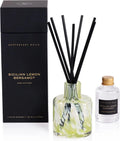 Opal Glass Reed Diffuser Sicilian Lemon Bergamot 4 Oz R340