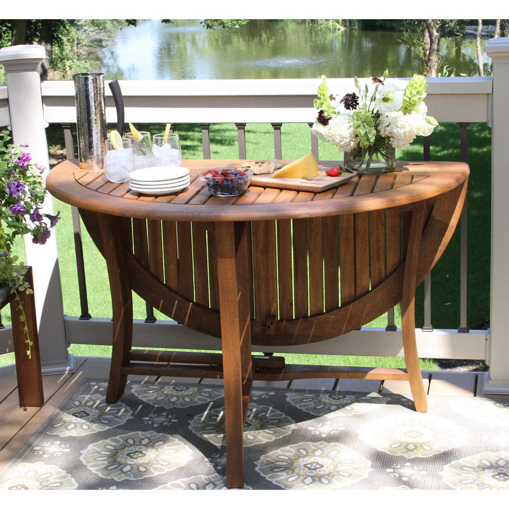 Round Folding Outdoor Dining Table 43 inches Y714516