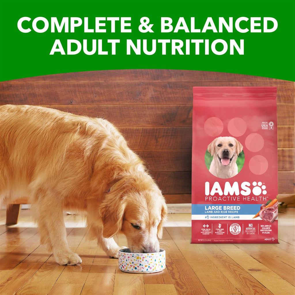 Large Breed Adult Dry Dog Food Lamb & Rice O50823
