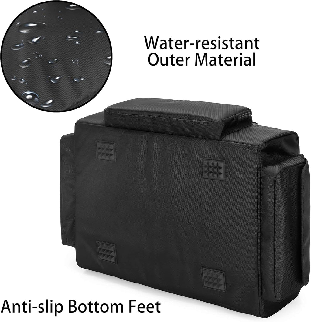 Black Underseat Truck Storage Organizer with Detachable Divider I341