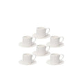 Coffee Cup & Saucer Set 6 P251