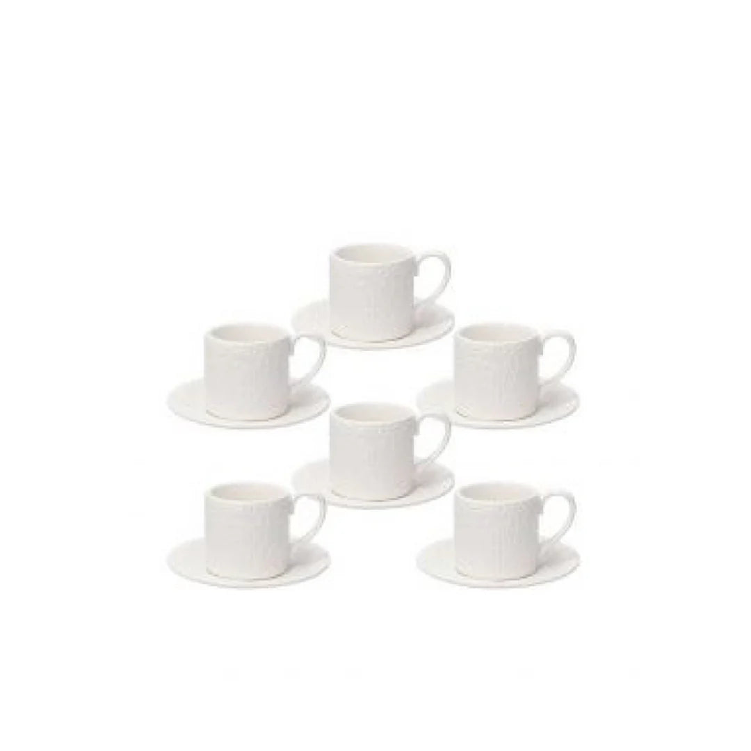 Coffee Cup & Saucer Set 6 P251