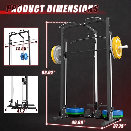 Compact Smith Machine Home Gym with LAT Pulldown A230