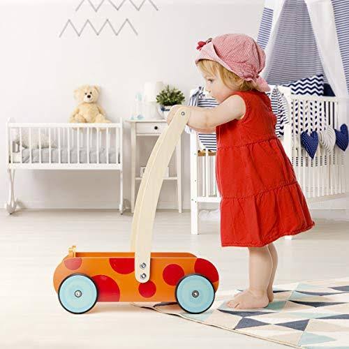 Wooden Baby Learning Walker Push Toy 35 Pcs B406345