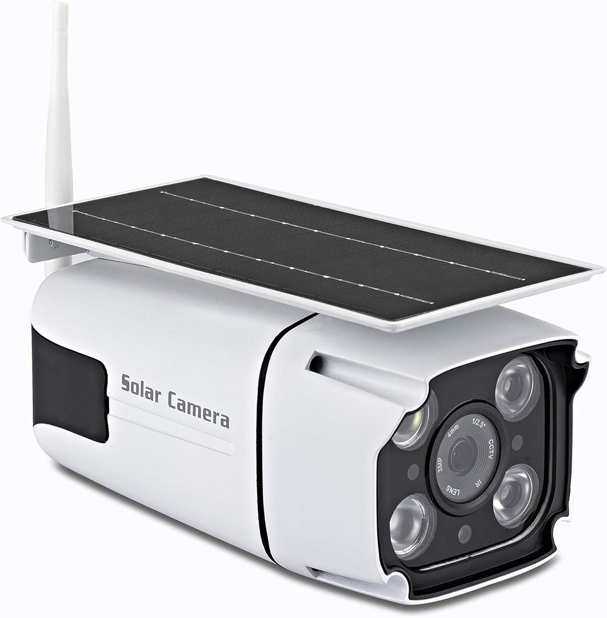 Solar Powered Wireless Security Camera 2.4Ghz WiFi IP CCTV Camera W874576