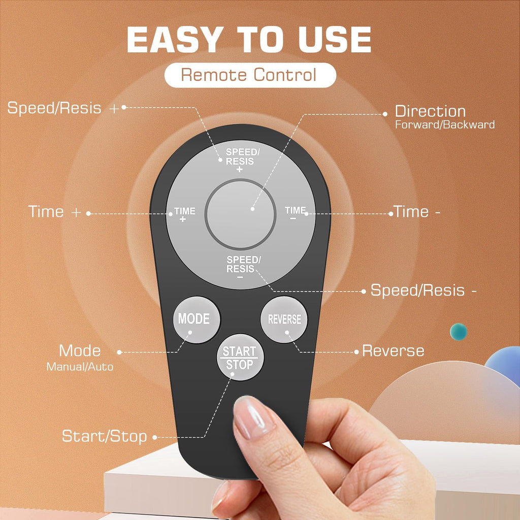 Under Desk Elliptical with Display and Remote Control E4180
