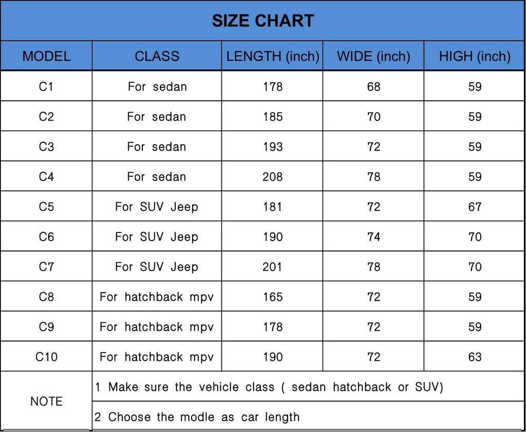 Oxford Car Cover Waterproof All Weather 193 X 72 X 59 inch S90572