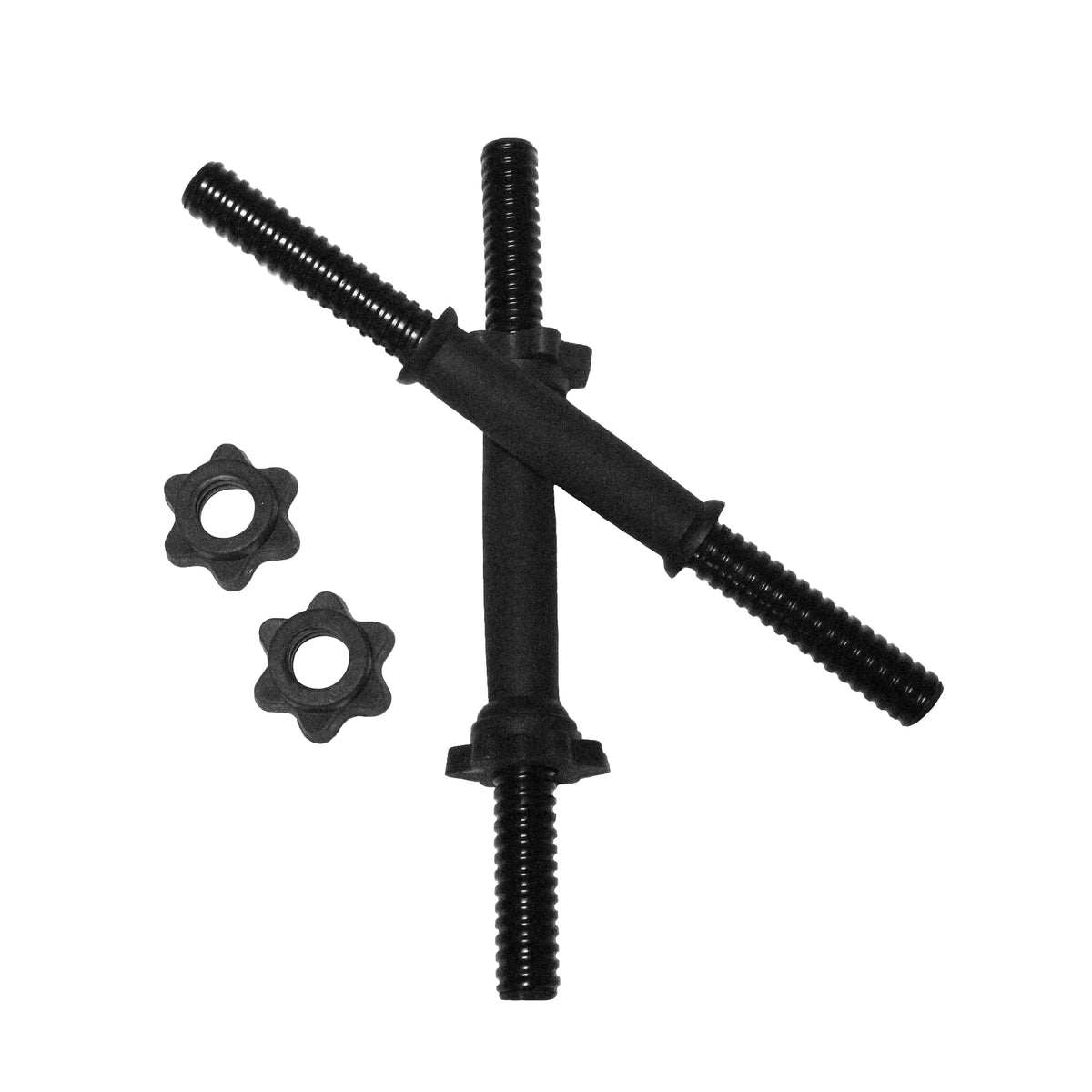 14 Threaded Dumbbell Handle Set Black H9007