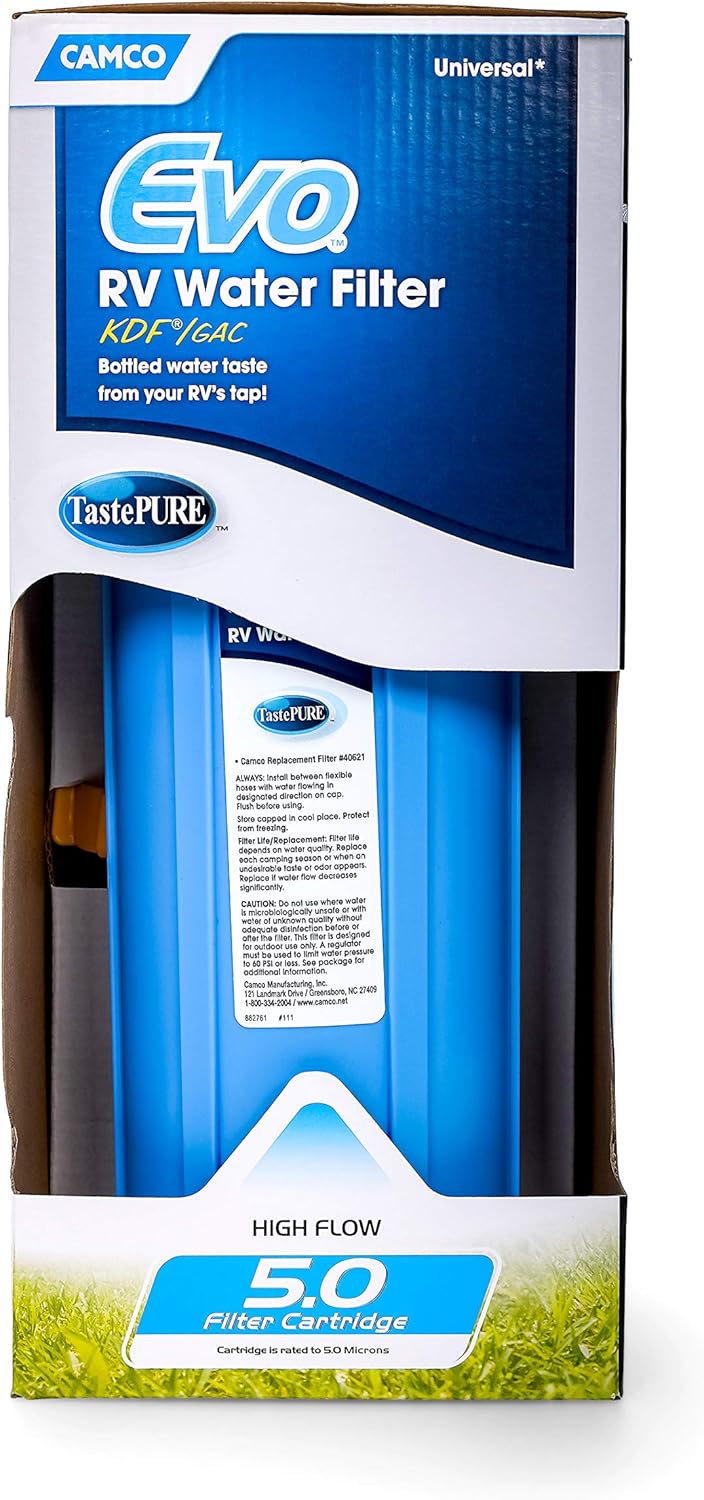 White RV & Marine Water Filter B8925