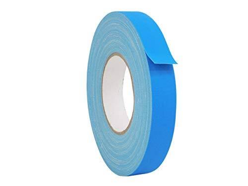 Light Blue Low Gloss Gaffer Tape 1 in. x 60 Yards Pack of 48 E109