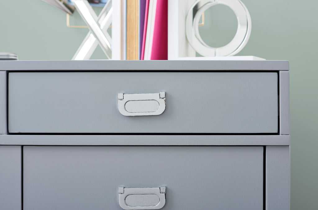 4 Drawer Desk with Side Storage T946