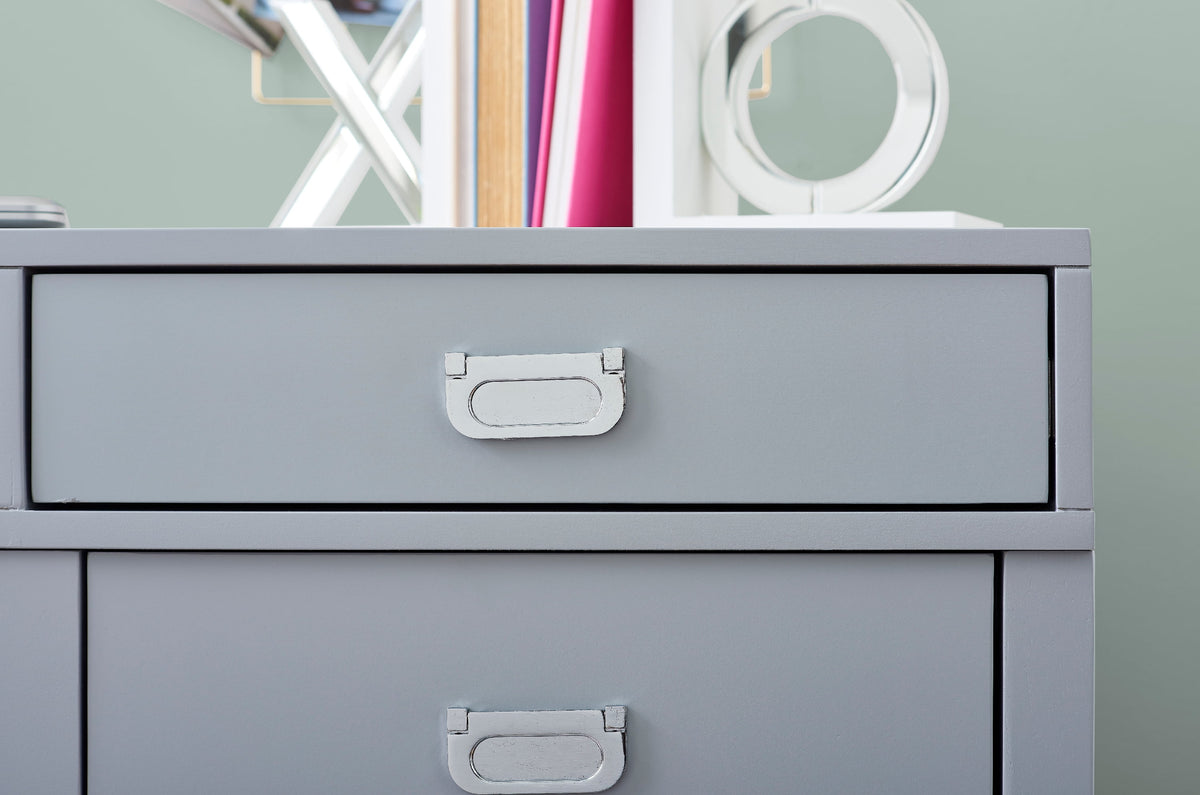 4 Drawer Desk with Side Storage T946