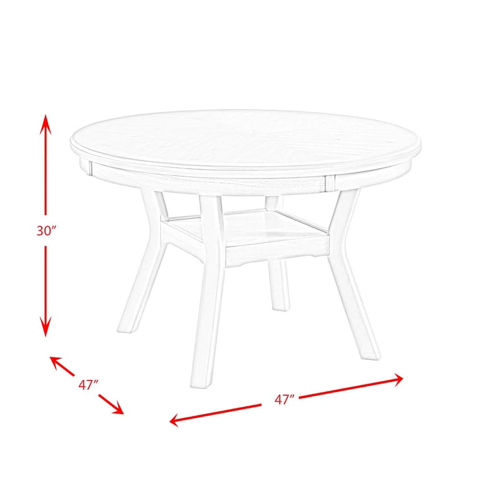 Gray Wood Dining Table Y34583
