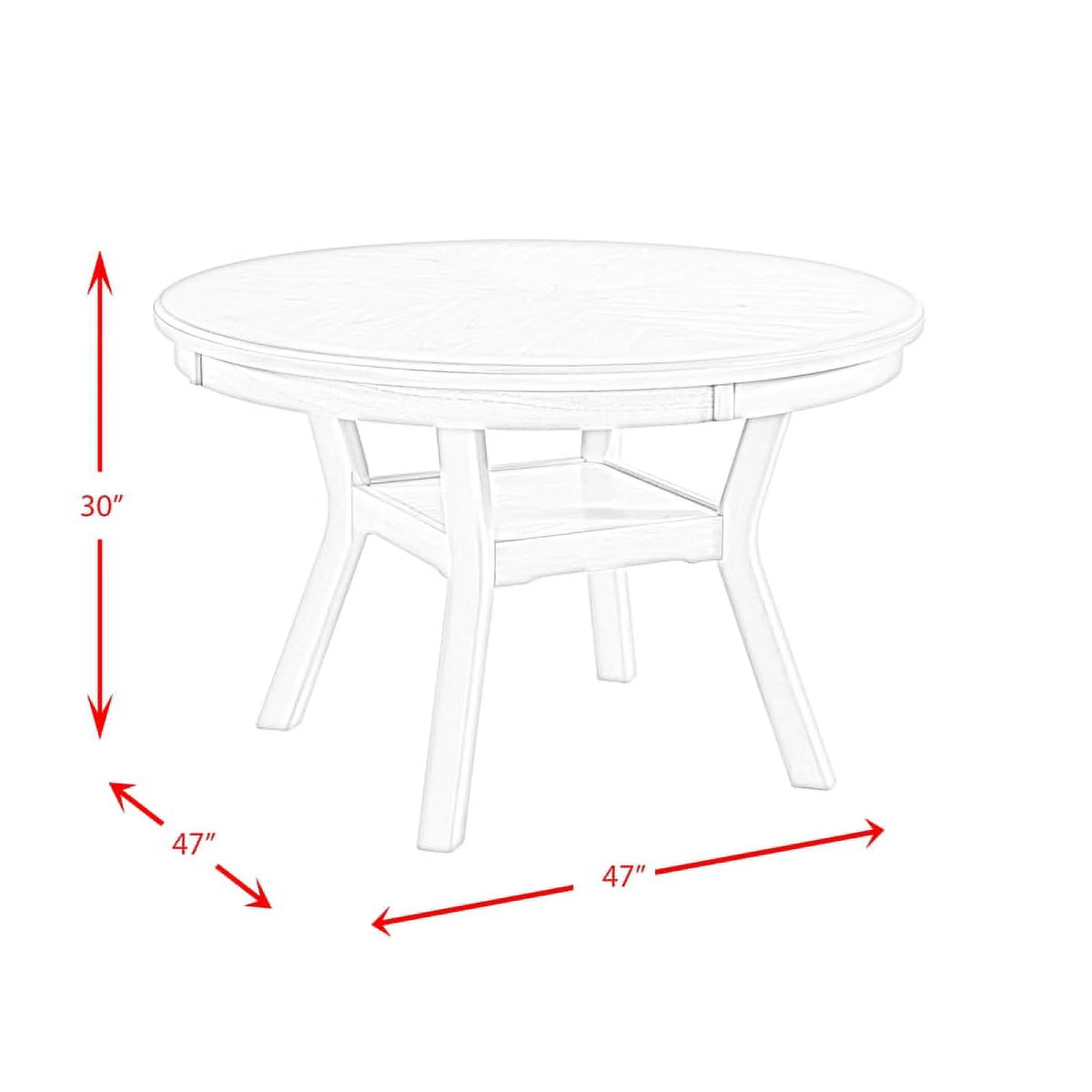 Gray Wood Dining Table Y34583