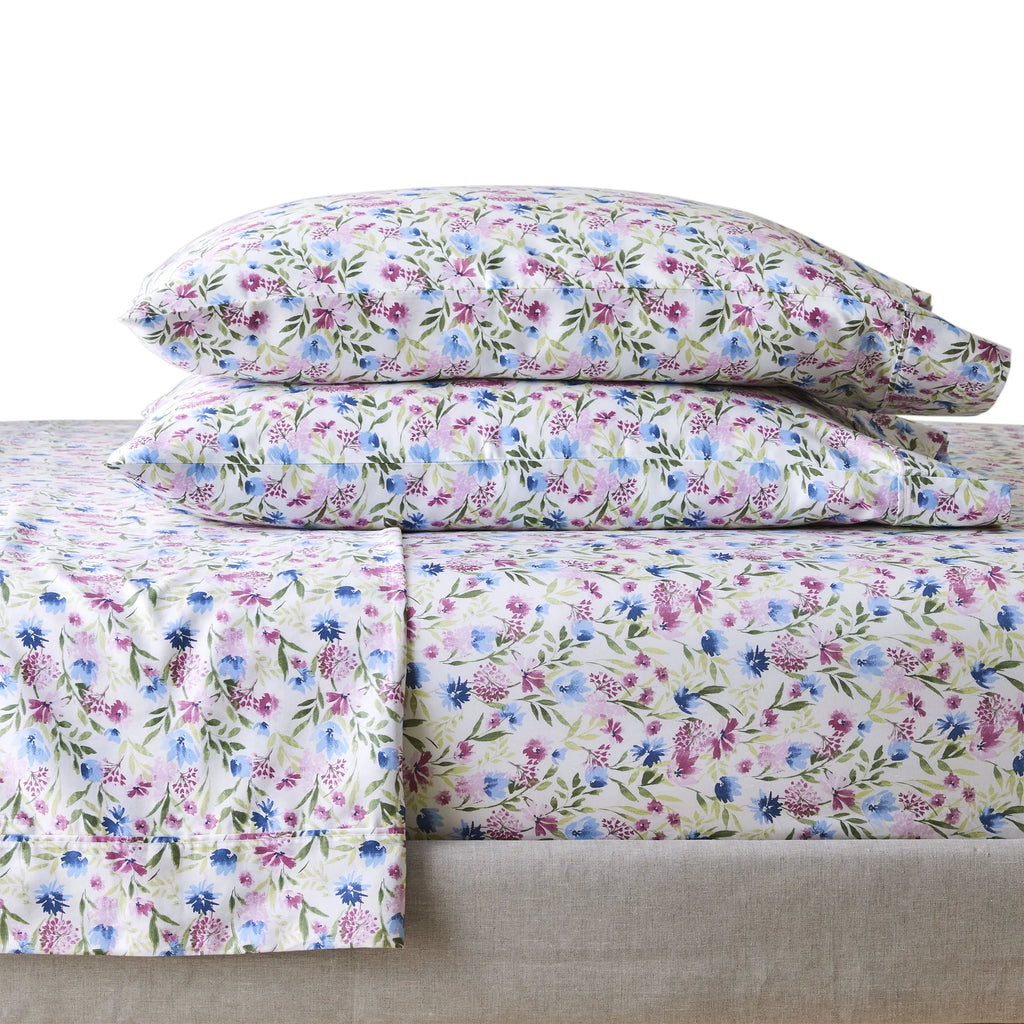 100% Cotton Sateen 300 Thread Count Queen Sheet Set N412