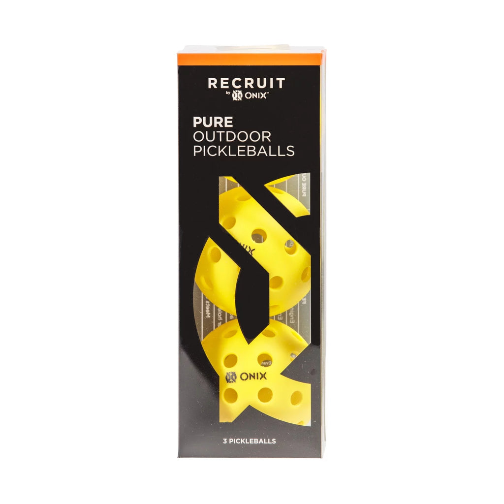 Yellow 3-Pack Outdoor Pickleball Balls M33504