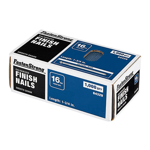 1-3/4 in. 16 GA Galvanized Finish Nails, 1000 Piece W9550