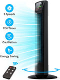 Oscillating Tower Fan with Remote S395263