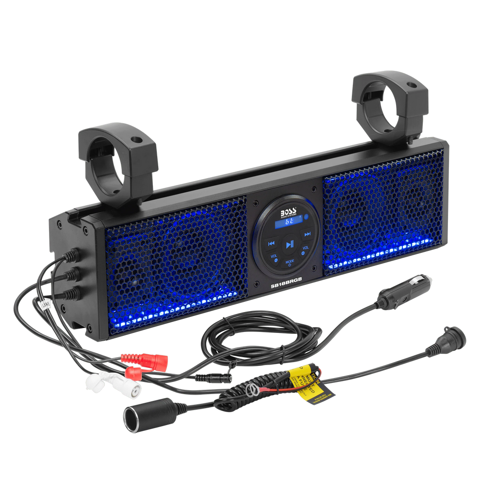 18 inches Wide IPX5 Rated Weatherproof Bluetooth Sound Bar System F994