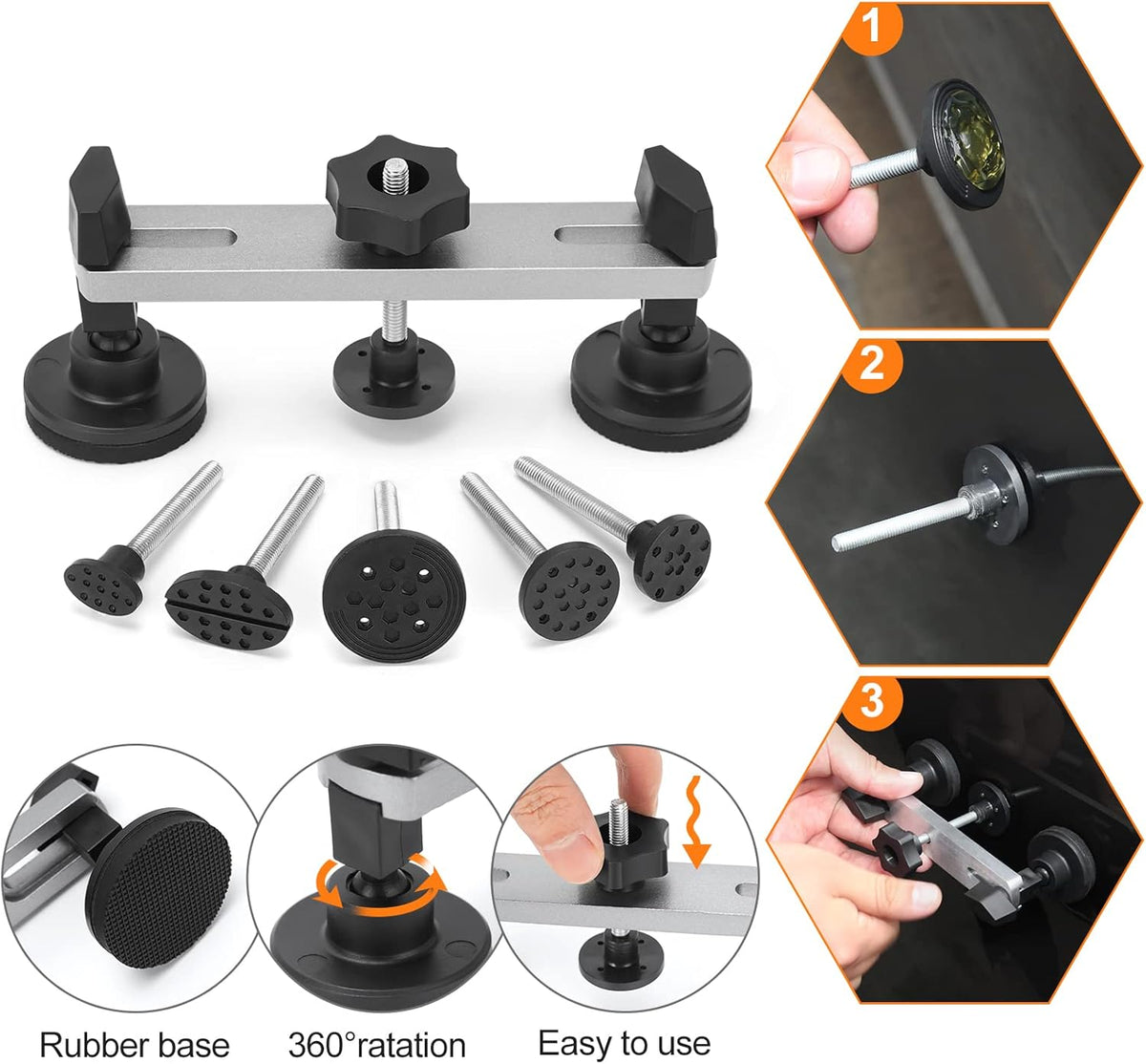 74 Pcs Paintless Dent Repair Kit Y188