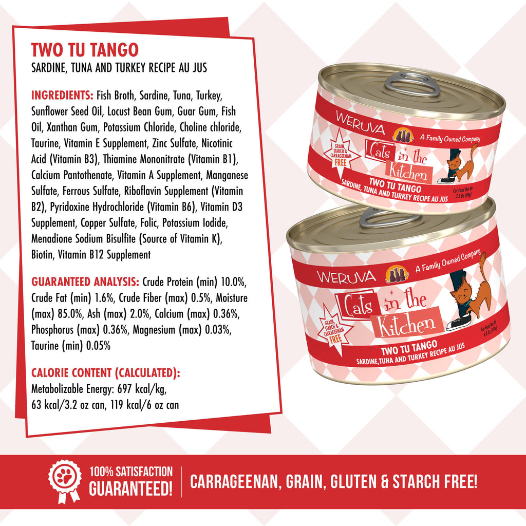 Canned Cat Food 6 oz Case of 24 W932473