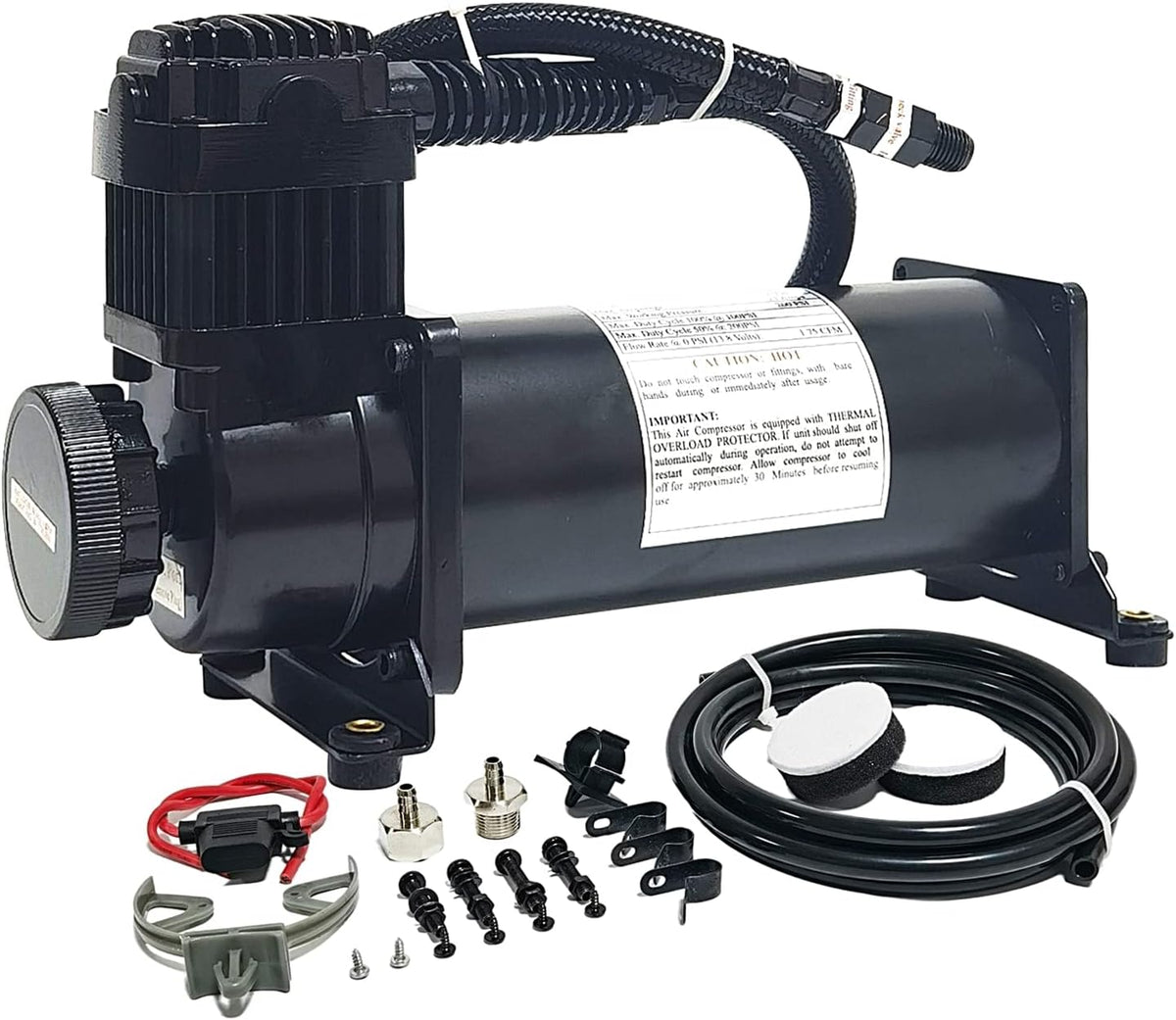 Heavy Duty Air Horn Compressor 200psi 12V Universal Replacement V589