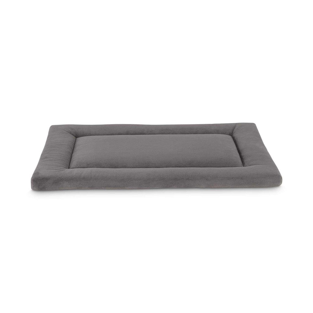 Dark Grey Velvet Dog Crate Mat and Pet Bed P12399