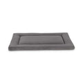Dark Grey Velvet Dog Crate Mat and Pet Bed P12399