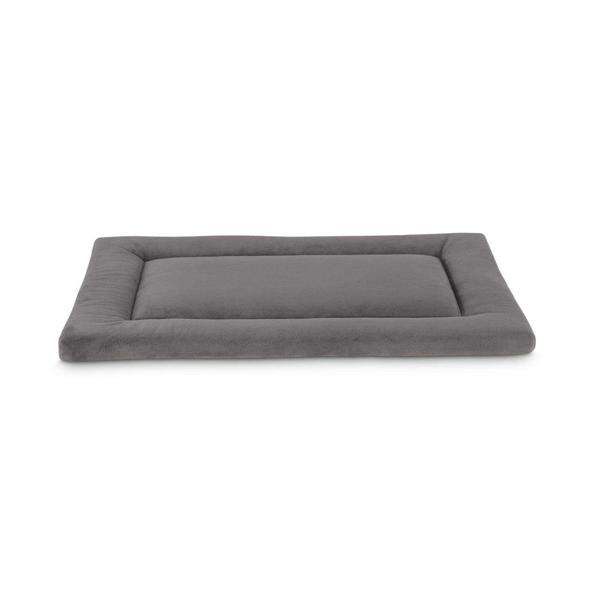 Dark Grey Velvet Dog Crate Mat and Pet Bed P12399