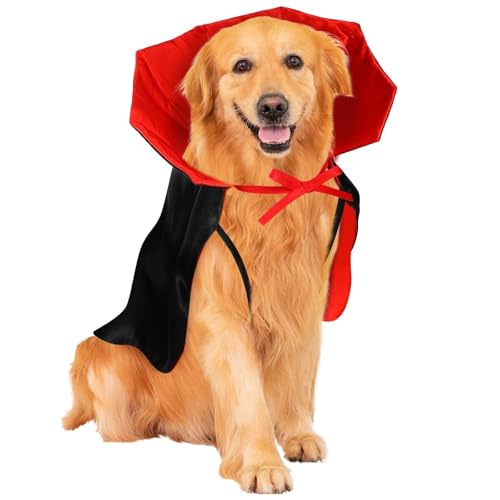 Red Black Halloween Pet Cloak Cape D7938