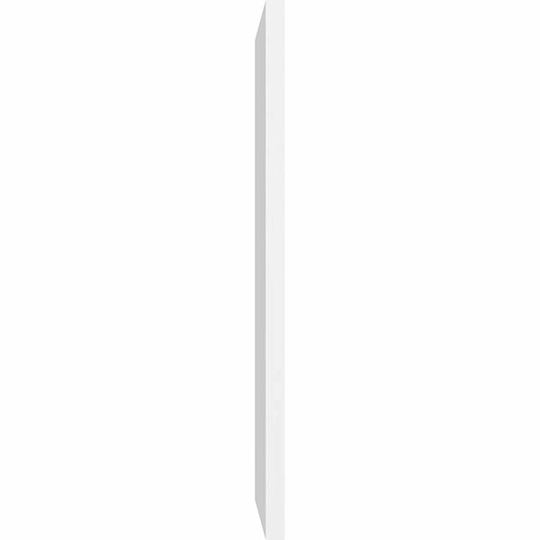 Vertical Surface Mount PVC Gable Vent W6540