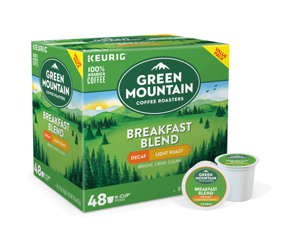 Light Roast Decaf Coffee K-Cup Pods 48 Count L9598