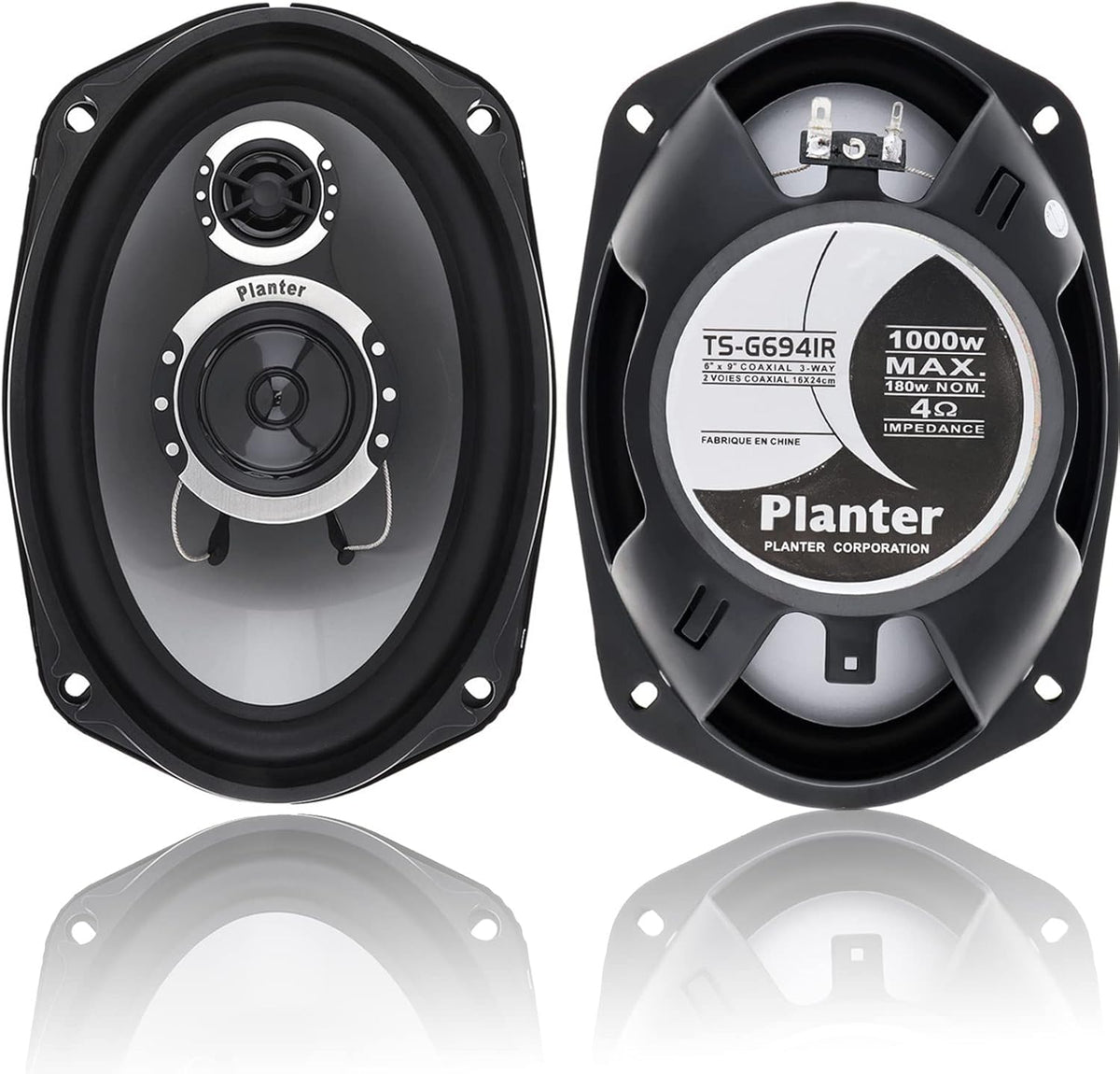 6x9 Inch 2 Way Car Stereo Speakers Pair F684977