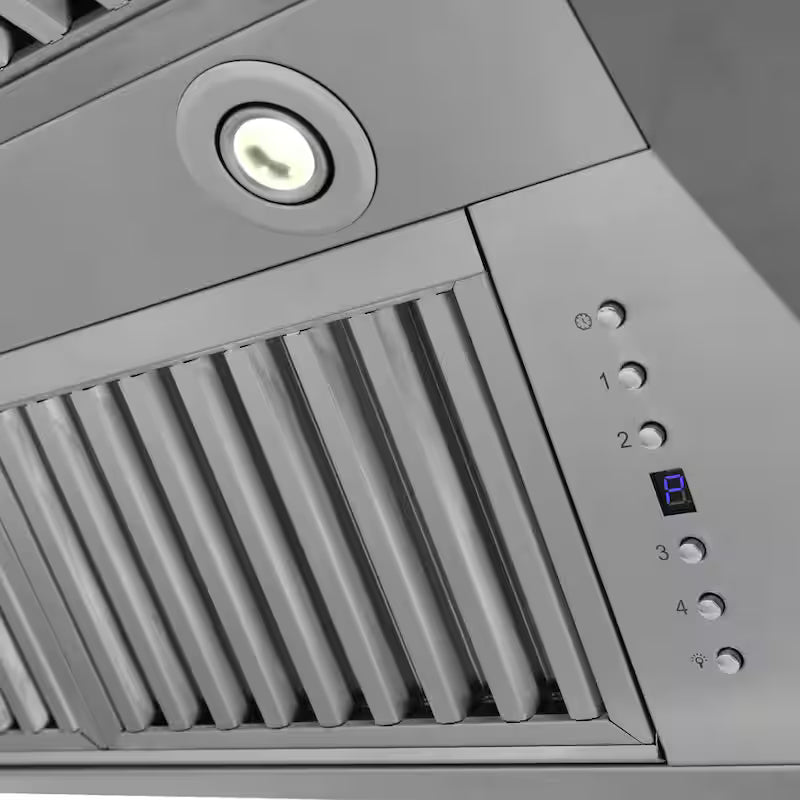 60 in. 500 CFM Convertible Wall Mount Range Hood in Stainless Steel I363157
