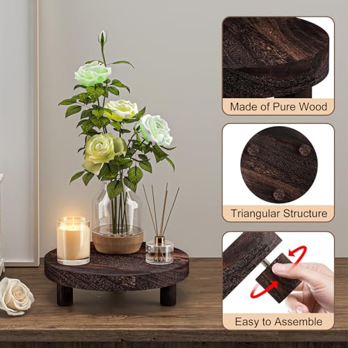 3 Pcs Wood Plant Stand G93790