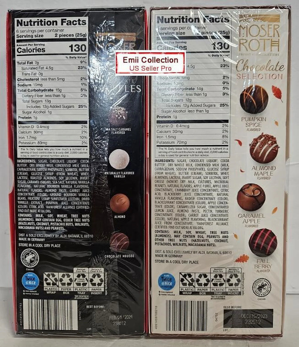 Chocolate Truffles 5.29oz 150g 2 Boxes E3728