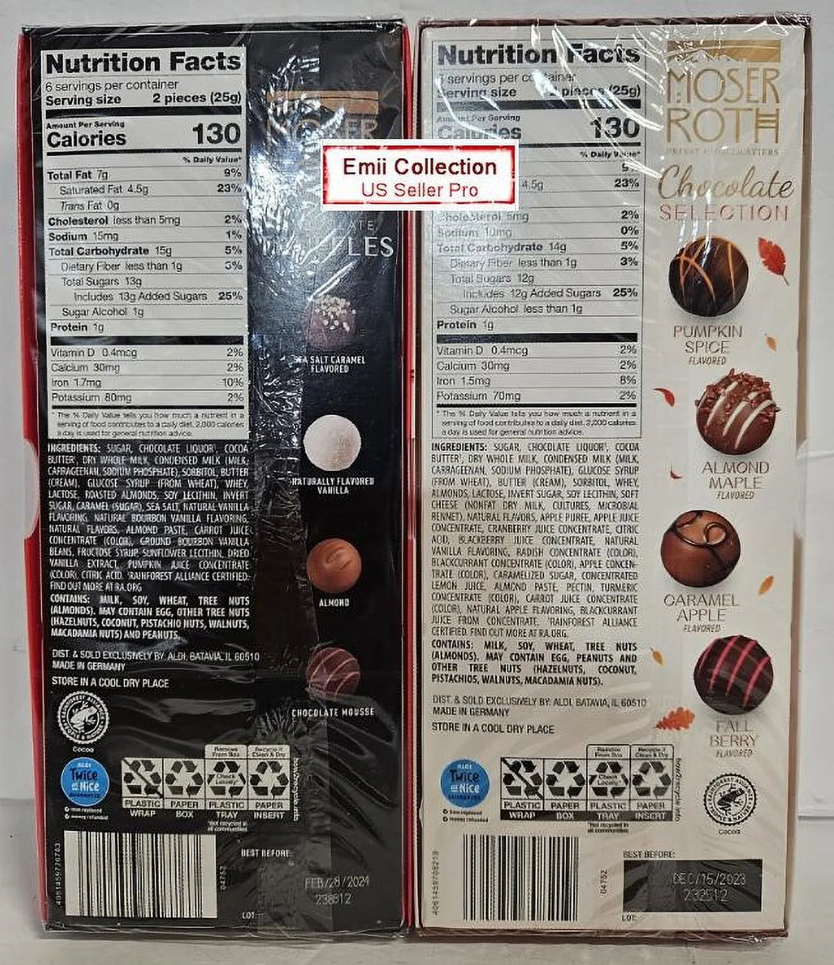 Chocolate Truffles 5.29oz 150g 2 Boxes E3728