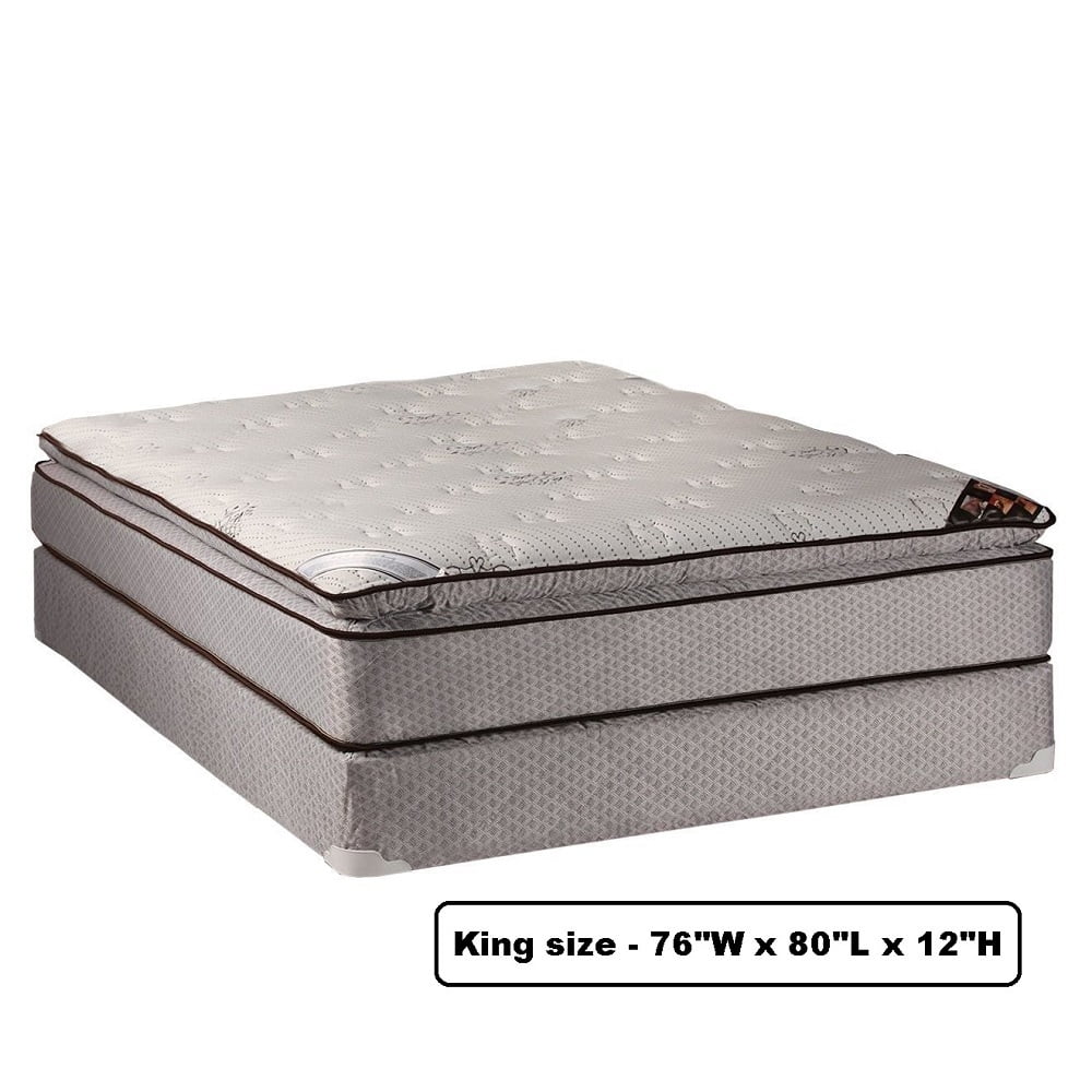 King Pillowtop Mattress Set with Mattress Cover N4884