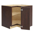 36x34.5x24 in. Plywood Shaker Base Corner Kitchen Cabinet W133