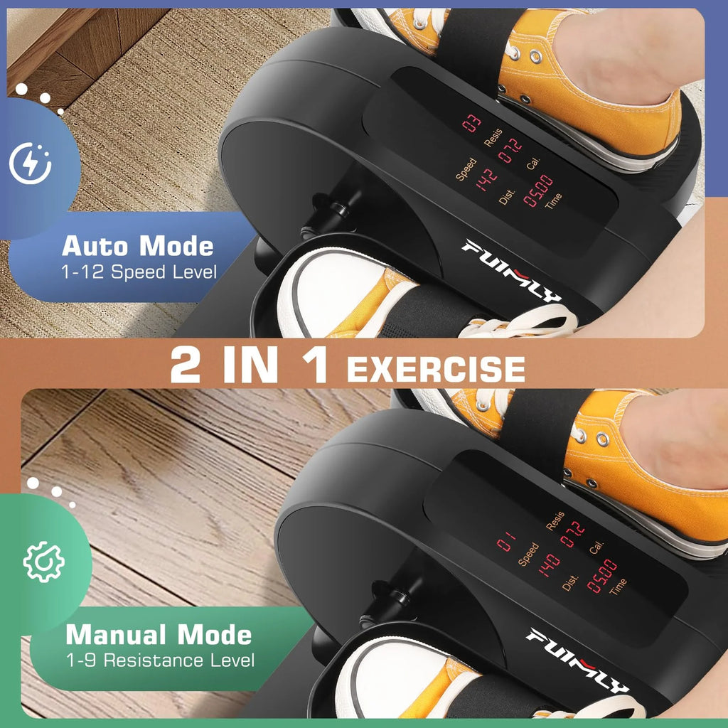 Under Desk Elliptical with Display and Remote Control E4180