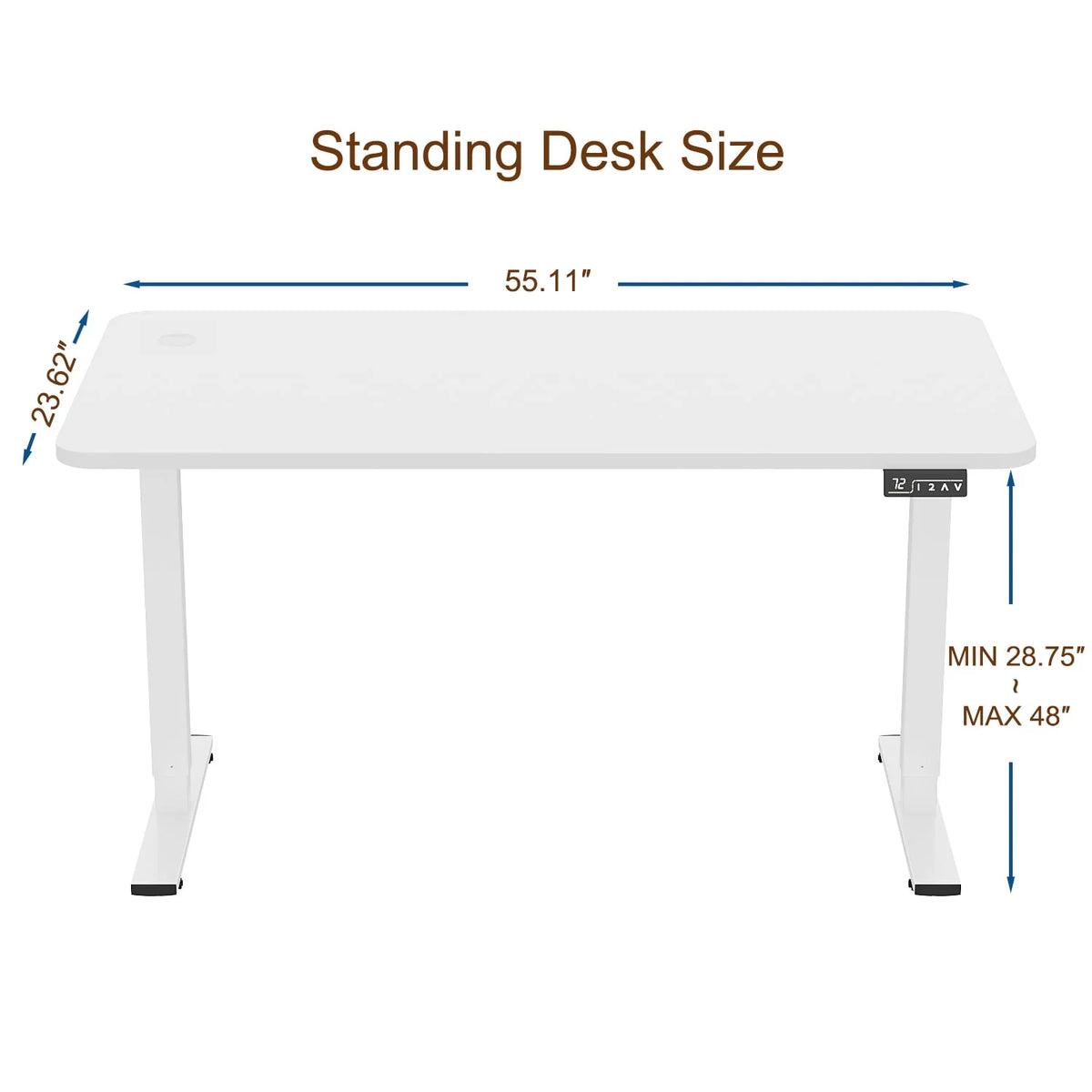Electric Height Adjustable Standing Desk E568