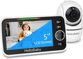 Baby Monitor with Camera and Audio, 5 Inch Video Baby Monitor I469