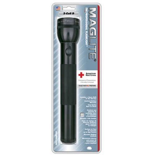 Heavy-Duty Incandescent 3-Cell D Flashlight Black R846285